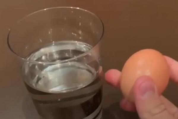 STAVIO JE JAJE I BATERIJU U ČAŠU VODE: Kada je došao posle par sati, nije verovao šta vidi svojim očima (VIDEO)