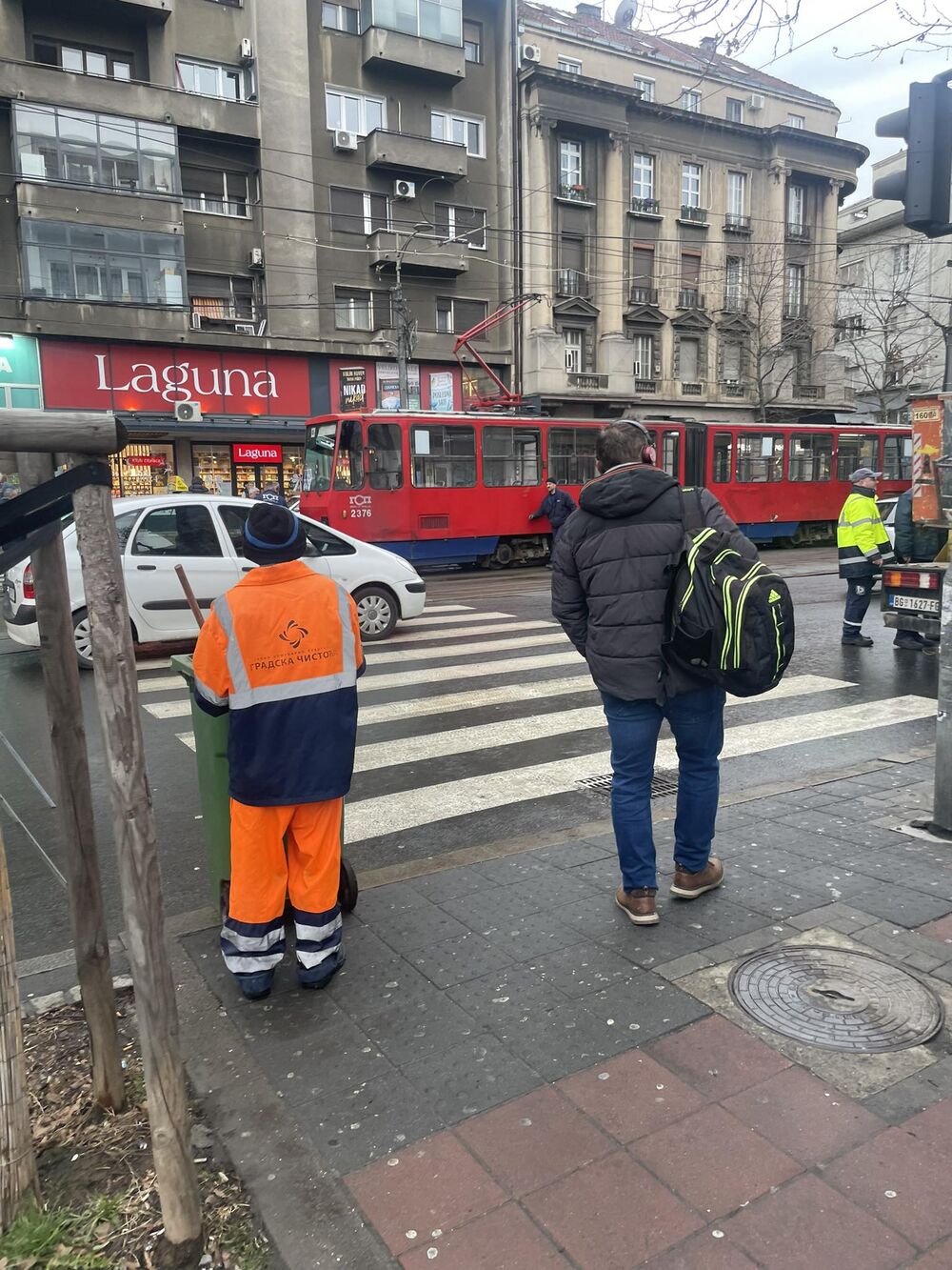 Tramvaj ispao iz šina