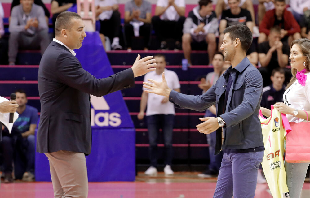 Dejan Milojević i Novak Đoković