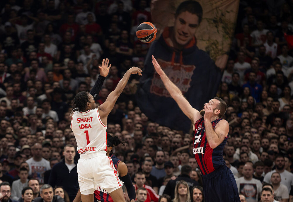 Džavonte Smart na utakmici Crvene zvezde i Baskonije