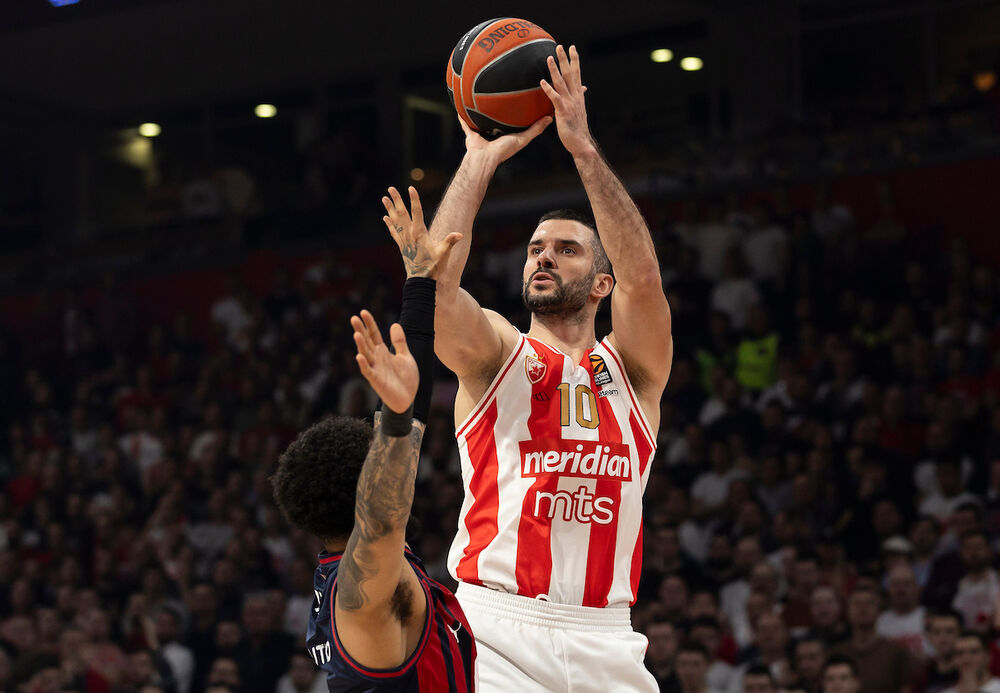 Branko Lazić, Markus Hauard, KK Crvena zvezda, KK Baskonija, Evroliga