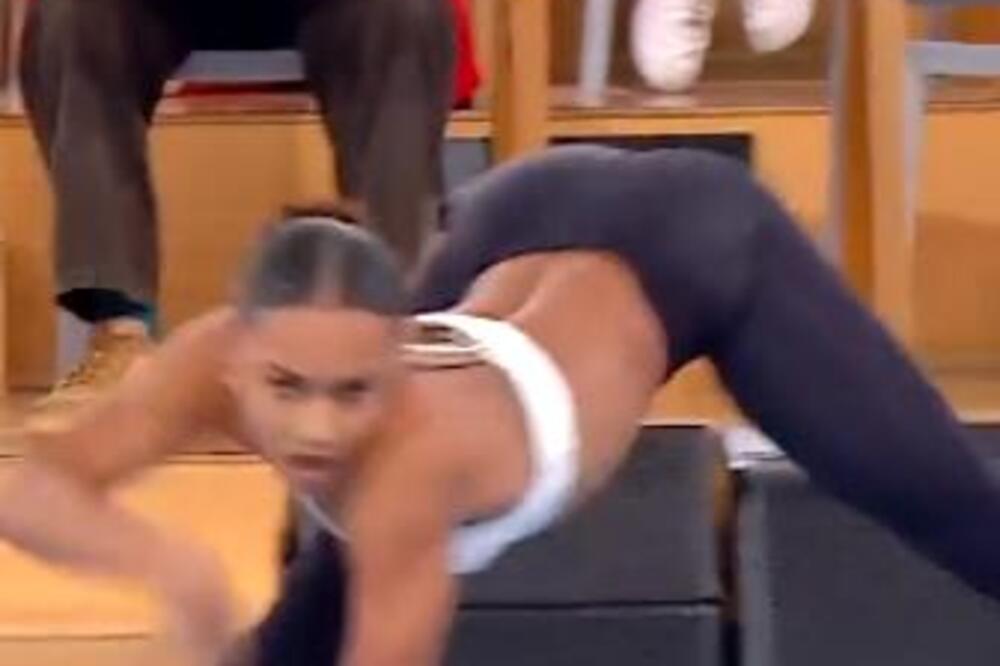 OVA DEVOJKA MOŽE DA DIGNE ZADNJICU DO OBLAKA, KAD JE URADILA OVO ŽIRI ZANEMEO: Pokazala koliko je GIPKA, ZANEMEĆETE