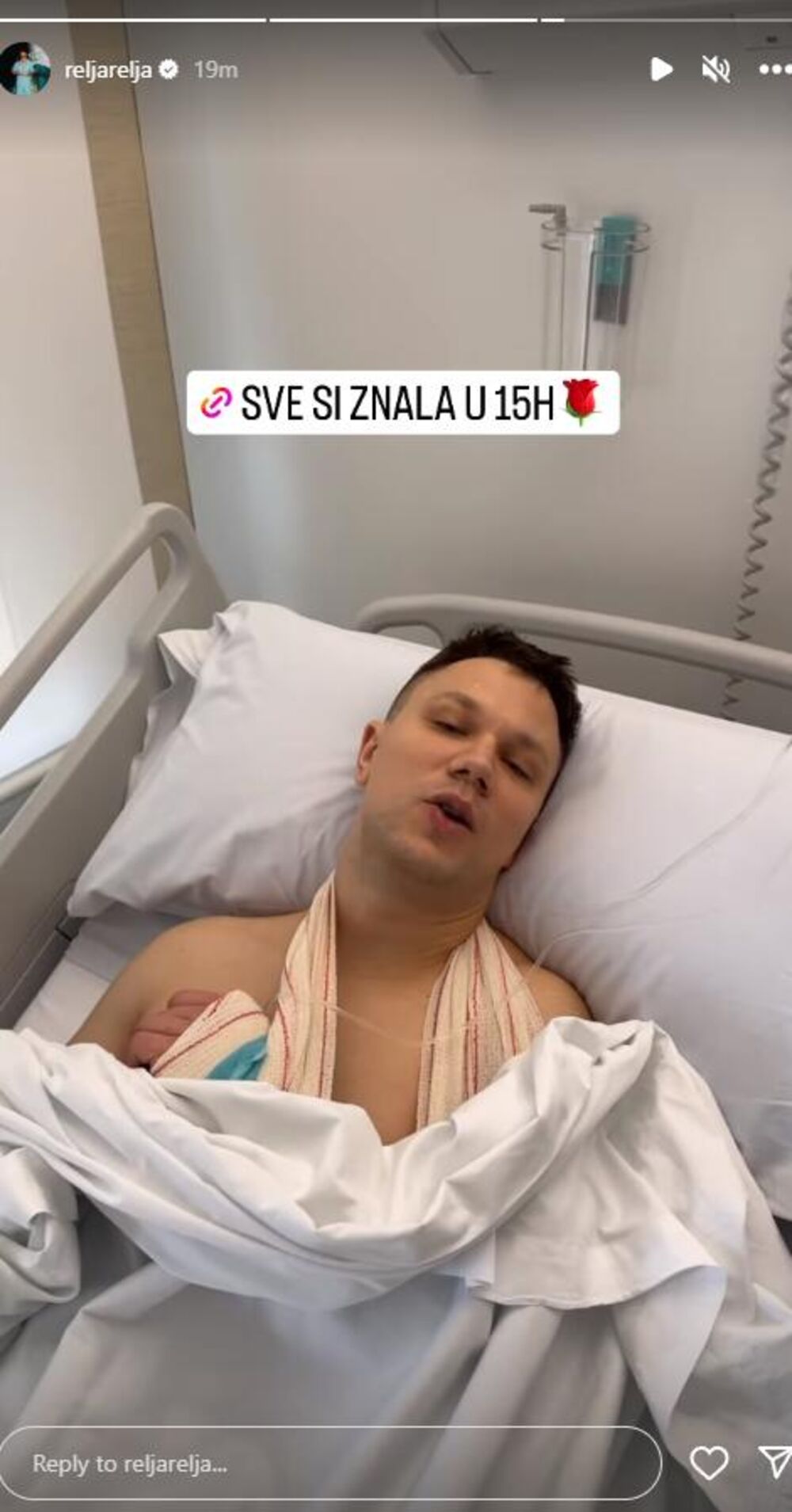 Relja Popović se oglasio iz bolnice