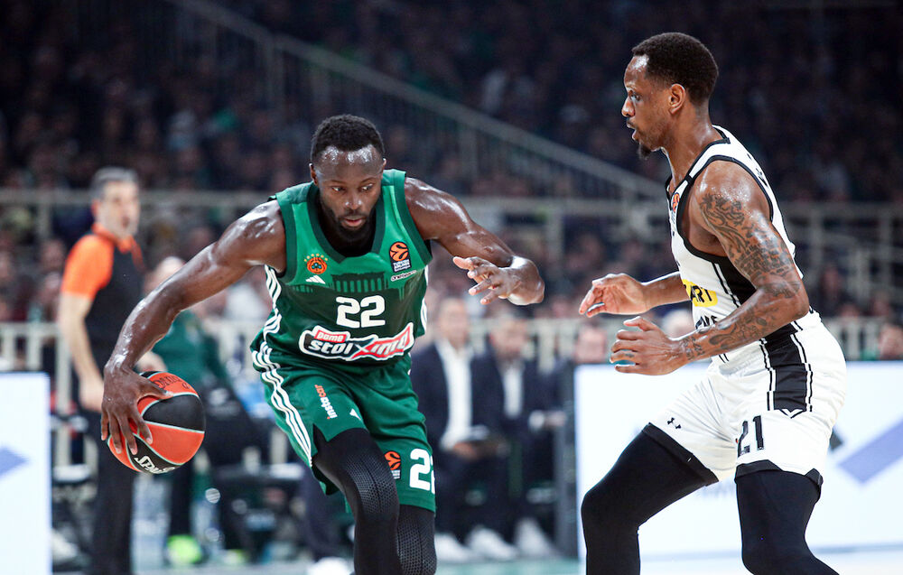 Detalj sa utakmice Panatinaikosa i Partizana u Atini