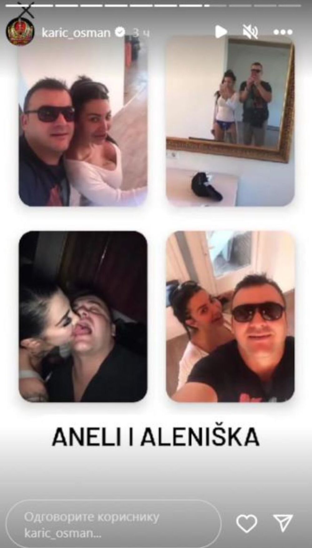 Osman objavio fotografije na kojima su navodno Aneli i Alen