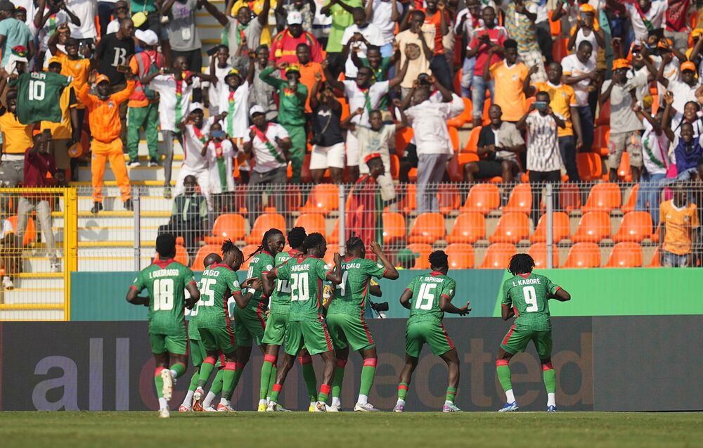 Slavlje fudbalera Burkine Faso