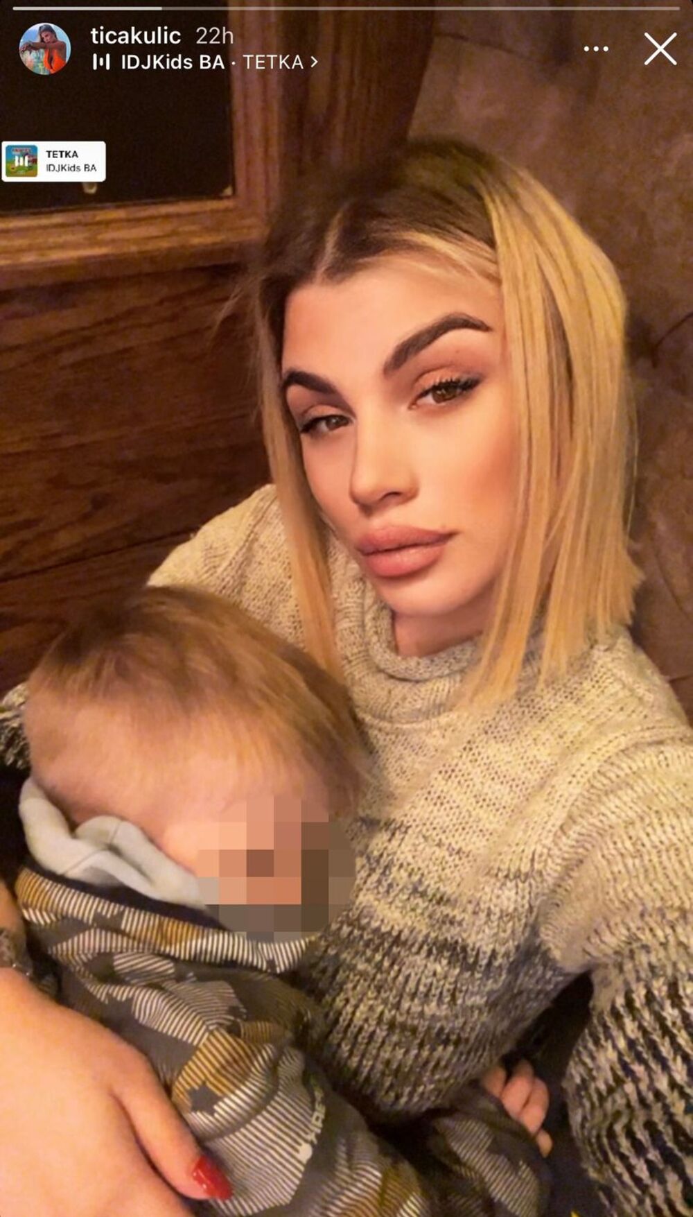 Mali Željko sa tetkom Tijanom