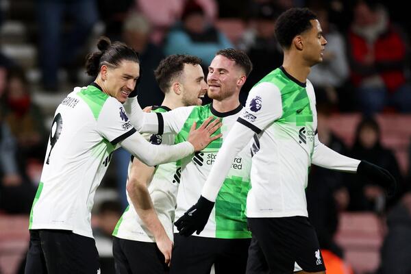 LIVERPUL DEMOLIRAO BORNMUT! 4 gola u drugom poluvremenu