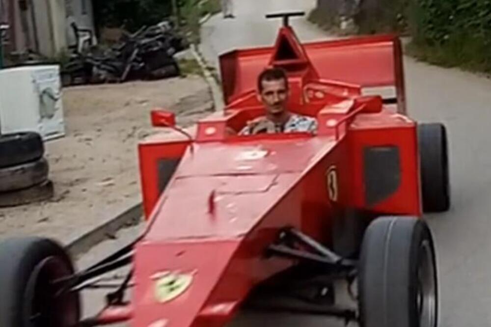 "MIĆO ŠUMAHEROVIĆ" JE TRENUTNO NAJJAČI BOSANAC: Projurio u Formuli 1 koju je sam napravio, POSTAO SENZACIJA (VIDEO)