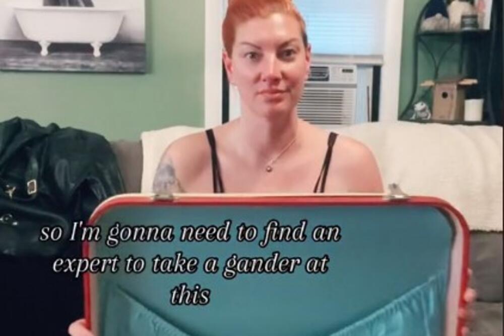 KUPILA JE STARI KOFER ZA SAMO 12 EVRA KOJI JE SMRDEO NA TRULEŽ: Kada ga je otvorila, zanemela je od ŠOKA (VIDEO)