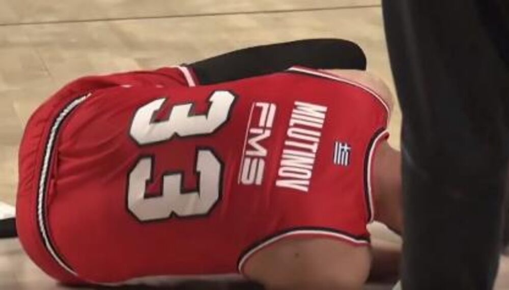 Nikola Milutinov, KK Olimpijakos, Povreda