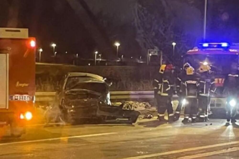 STRAŠNA NESREĆA NA OBRENOVAČKOM PUTU: Ima povređenih, jedan automobil SMRSKAN (VIDEO)