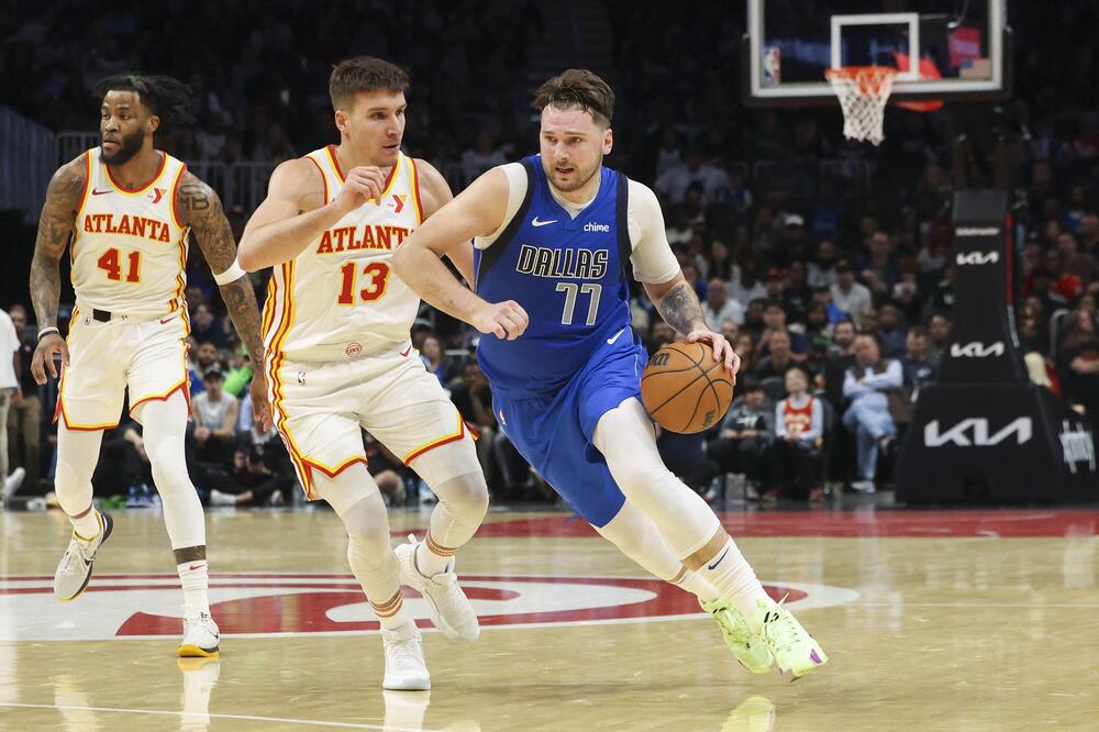 KOBI, PA LUKA DONČIĆ! Istorija na meču Dalasa i Atlante, Slovenac SASUO 73 poena protiv Bogdanovića! (VIDEO)