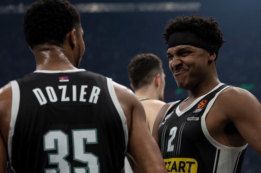 LUDA GLAVA ZEKA LEDEJA: Pogledajte šta je košarkaš Partizana uradio usred meča sa Žalgirisom - svi plaču od smeha!