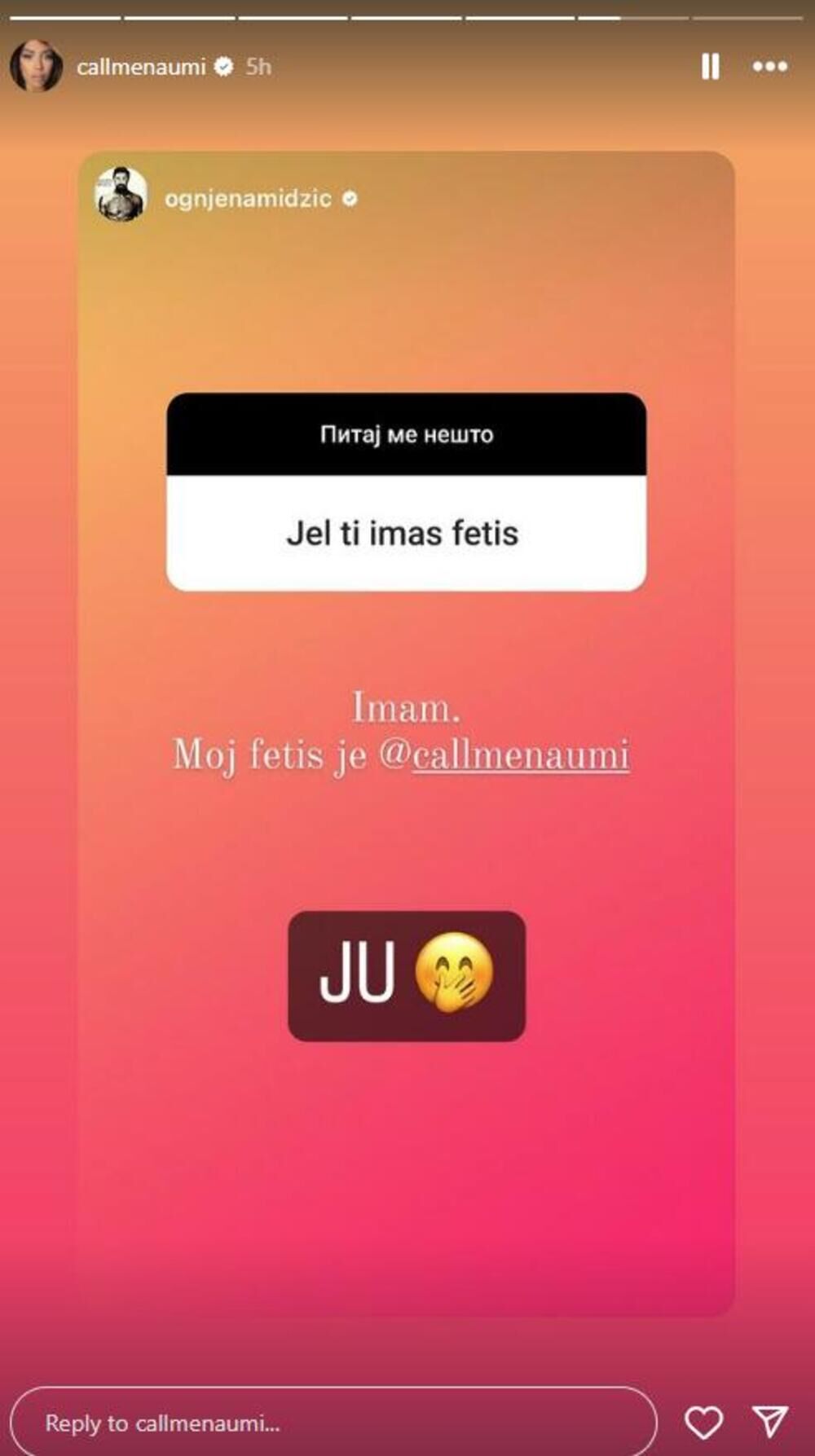 Ognjen Amidžić priznao koji su mu fetiši