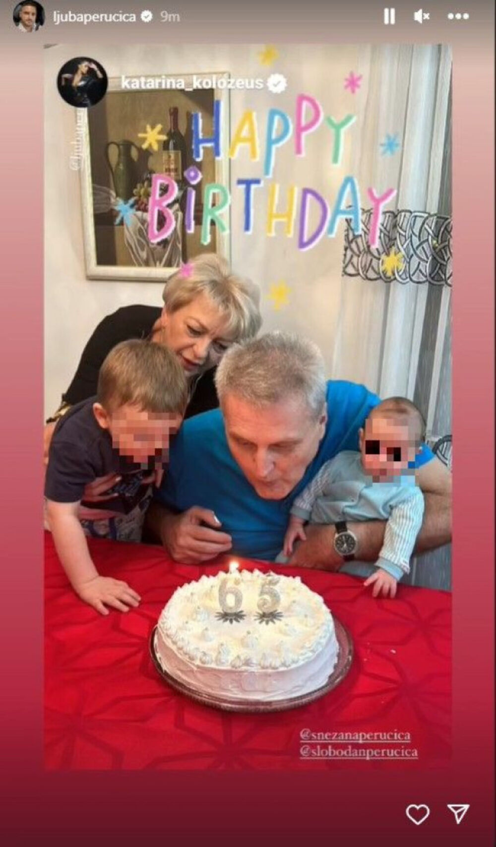 Pevačev otac danas proslavlja 65. rođendan