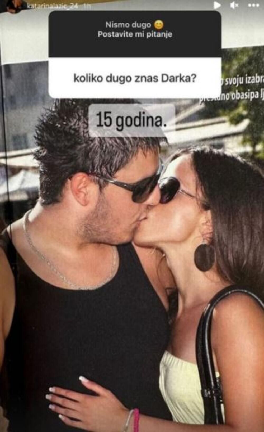 Katarina i Darko Lazić pre 15 godina