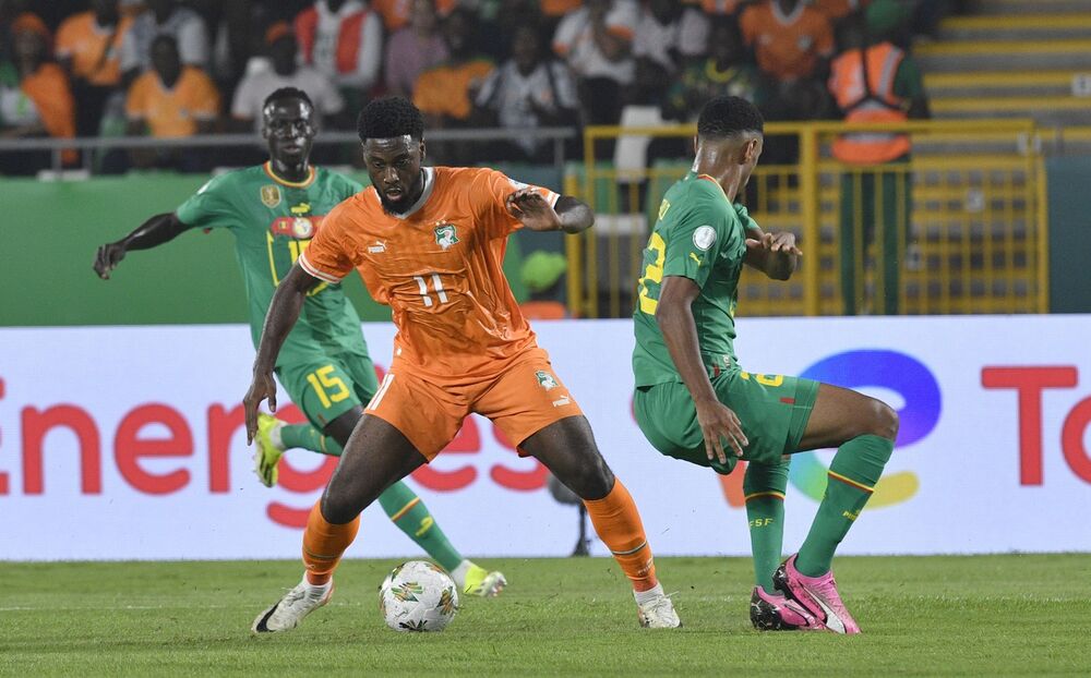 Žan-Filip Kraso na utakmici Senegala i Obala Slonovače