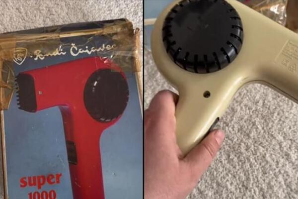 PRONAŠLA JE FEN IZ VREMENA JUGOSLAVIJE STAR VIŠE OD 50 GODINA I ŠOKIRALA SE: Evo šta se desilo kada ga je UPALILA