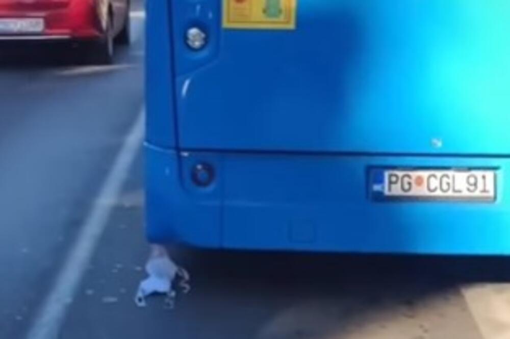 REGION POPADAO OD SMEHA ZBOG "PERVERZNOG" DETALJA NA AUTOBUSU U PODGORICI: Kad vidite ŠTA JE... (VIDEO)