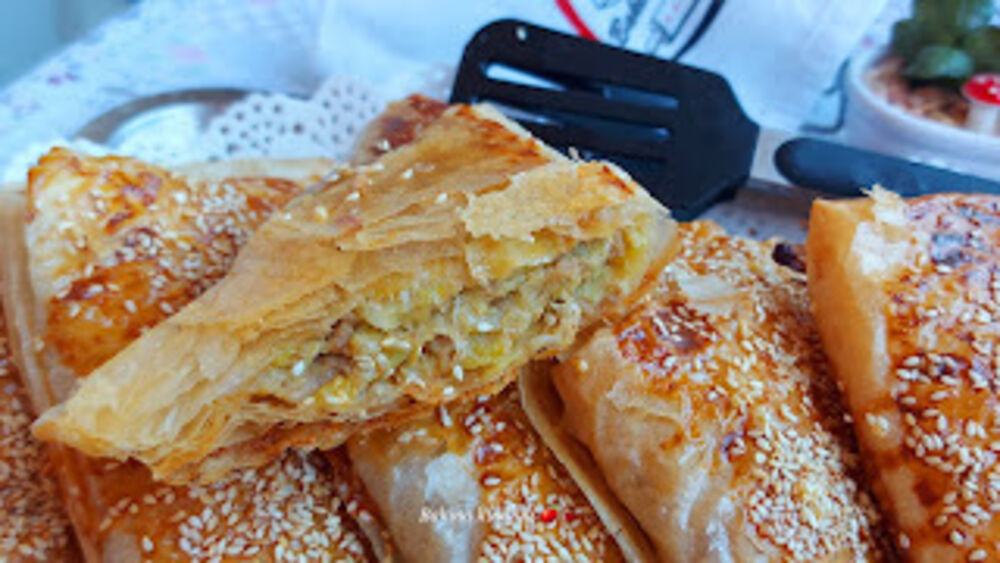 Na kraju naša pita sa mesom izgleda ovako