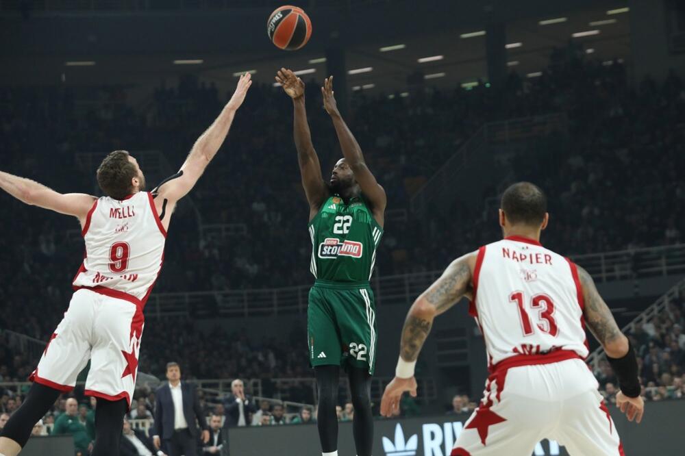 EFES "IZGUBLJEN U ZELENOJ ŠUMI" KAUNASA: Panatinaikos rutinski kod kuće sa Olimpijom (VIDEO)