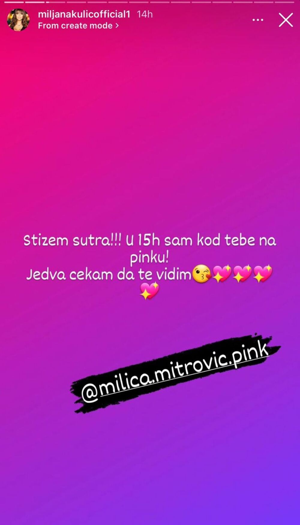 Miljana Kulić najavila povrtak u Elitu