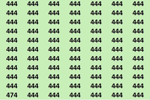 NA SLICI JE SKRIVEN BROJ KOJI NIJE 444: Samo oni sa visokim IQ mogu da reše ovu MOZGALICU za 12 sekundi