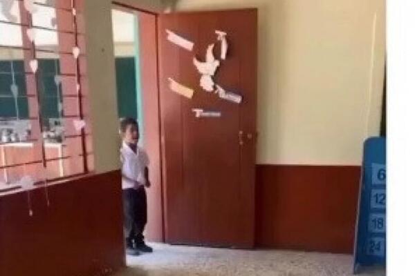 MALIŠAN UŠAO U UČIONICU I ZANEMEO OD ŠOKA: Drugari mu priredili NEŠTO zbog čega su mu SUZE KRENULE, DIRLJIVO! VIDEO