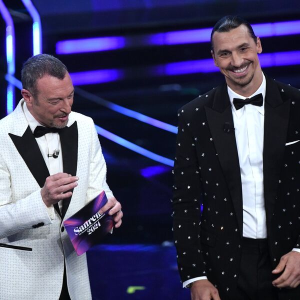 IBRAHIMOVIĆ IZAŠAO UZ ČUVENU PESMU LEPE BRENE: Zlatan ponovo pravio šou na Sanremu (VIDEO)