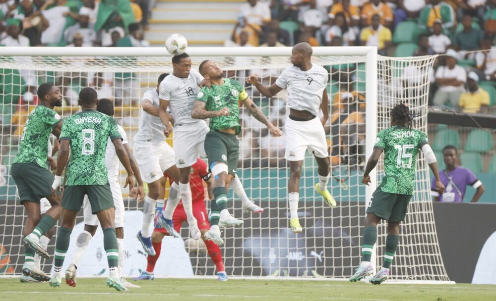 Detalj sa utakmice Nigerije i Južne Afrike