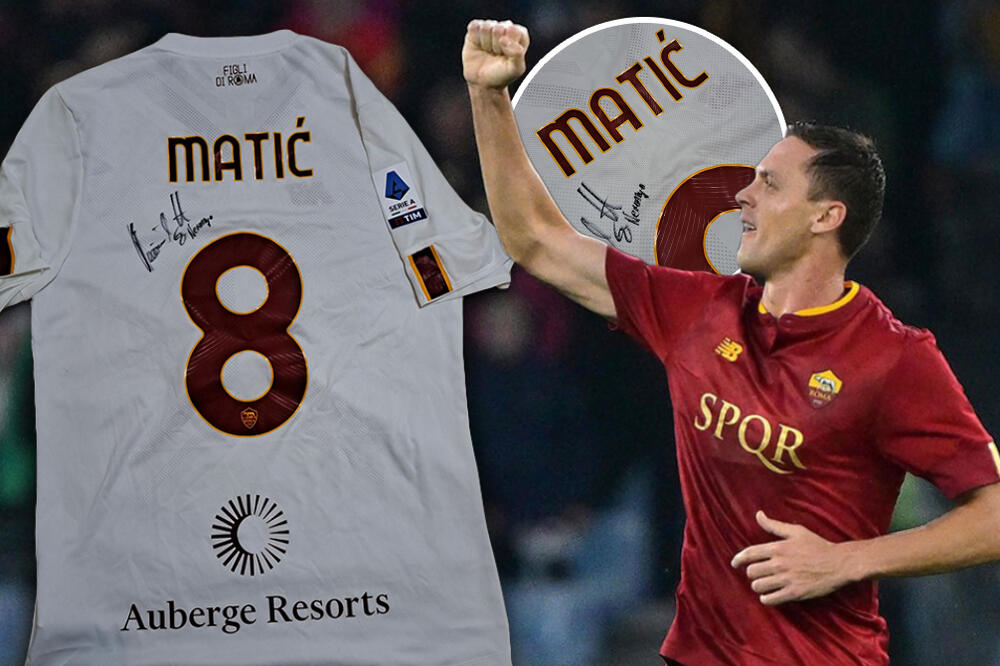 SJAJNA PONUDA ZA NAJHUMANIJE LJUDE! Osvojite DRES Nemanje Matića sa AUTOGRAMOM i pomozite deci oboleloj od raka