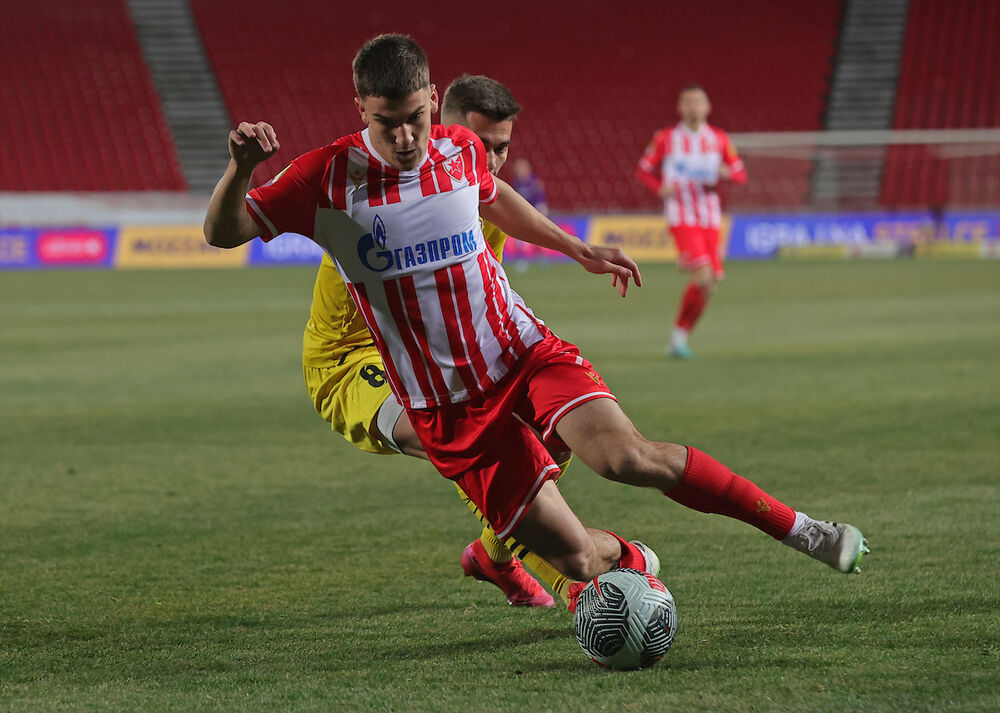 Jovan Šljivić na utakmici između Crvene zvezde i Voždovca
