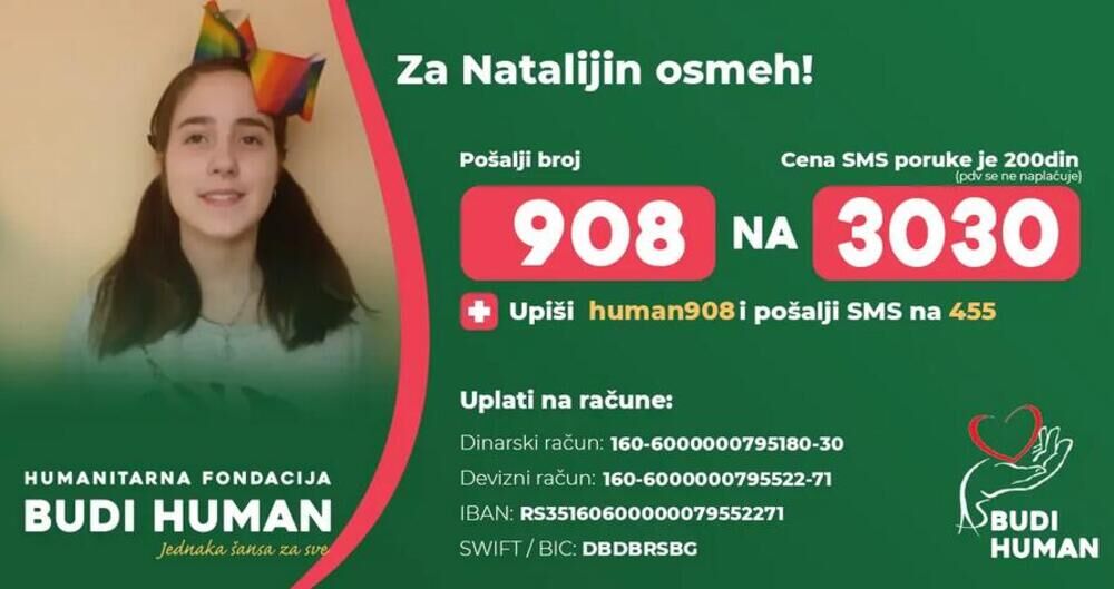 Za Natalijin osmeh