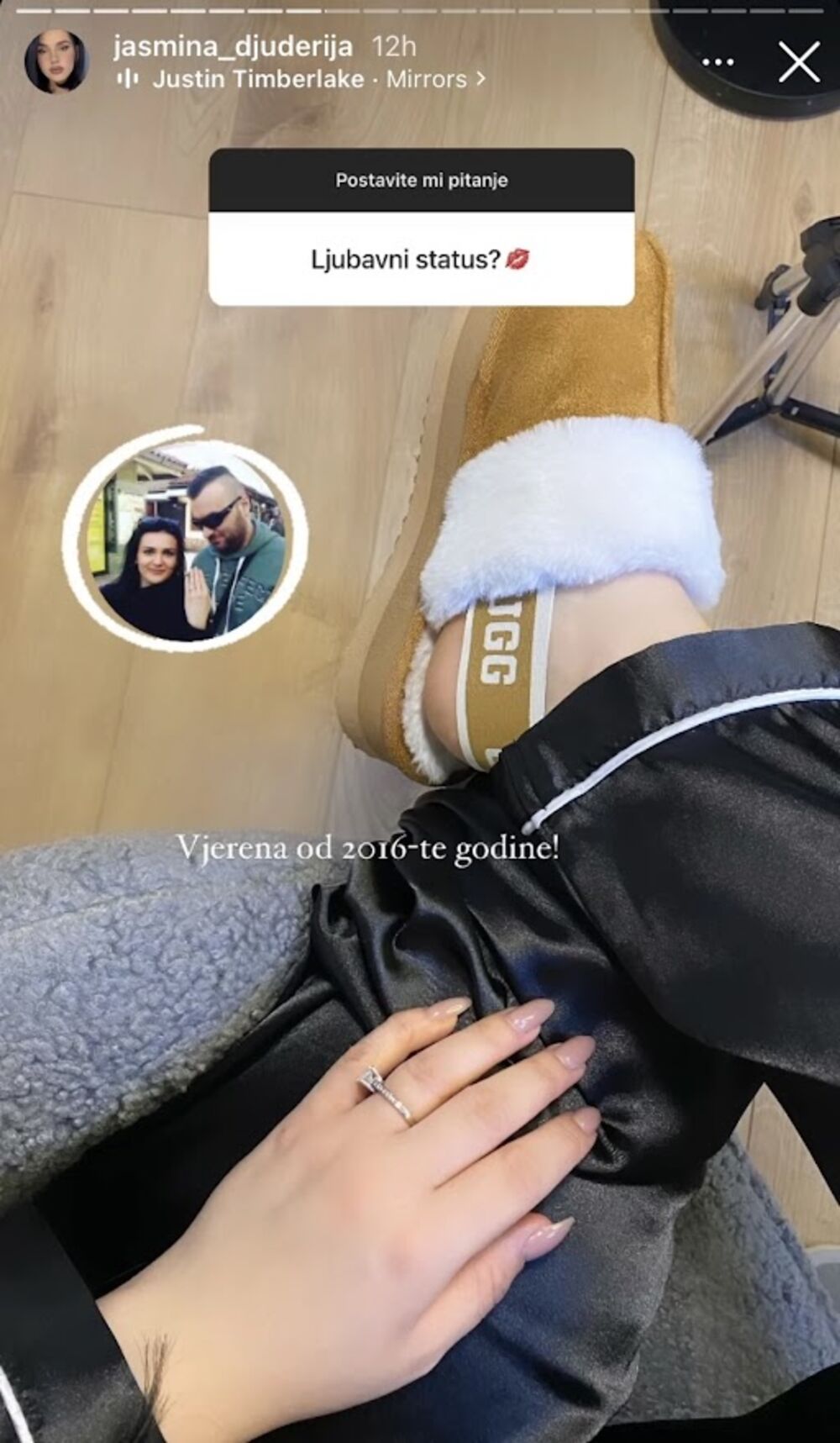 Istakla je da je verena od 2016. godine