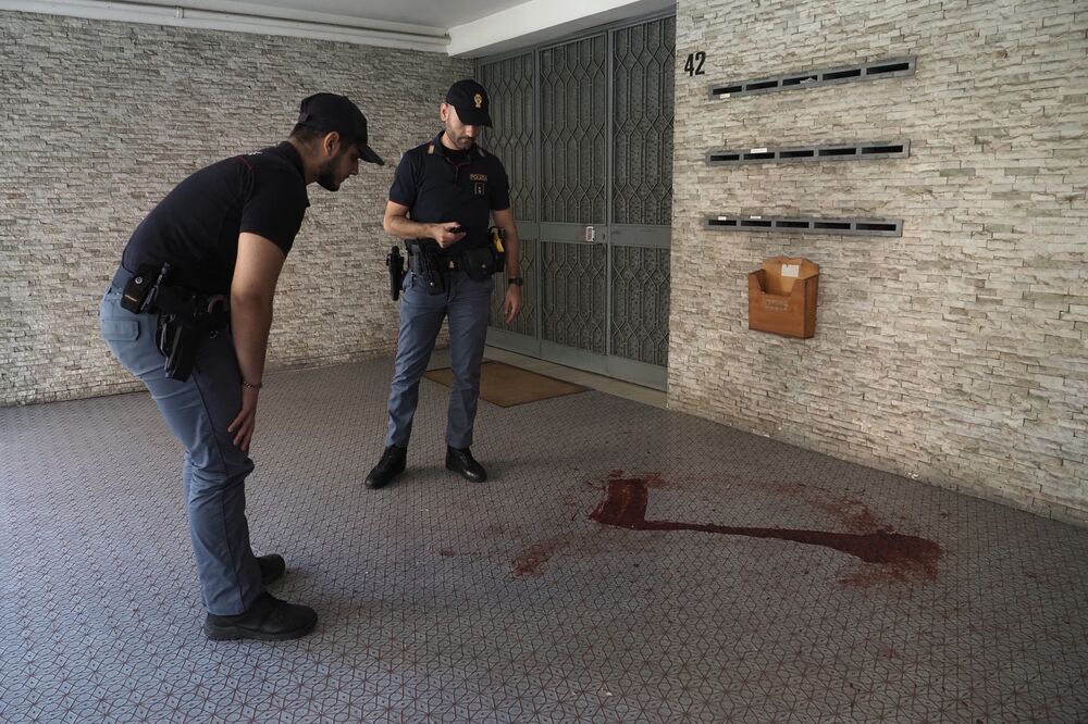 Ostaci krvi na mestu gde se dogodila tragedija