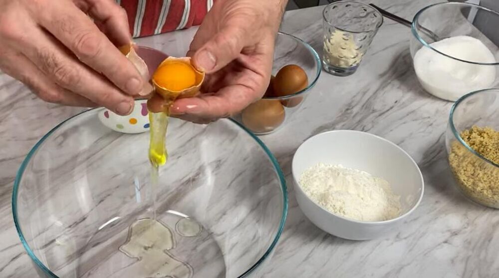 Sastojci za starinsku tortu sa orasima