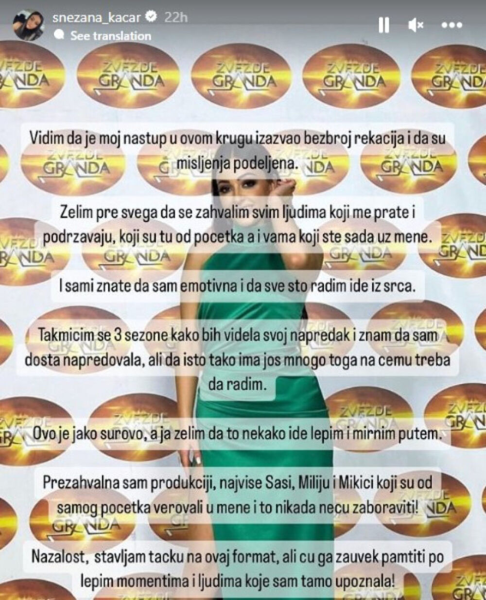 O suzama u takmičenju 'Zvezda Granda' ponovo se priča