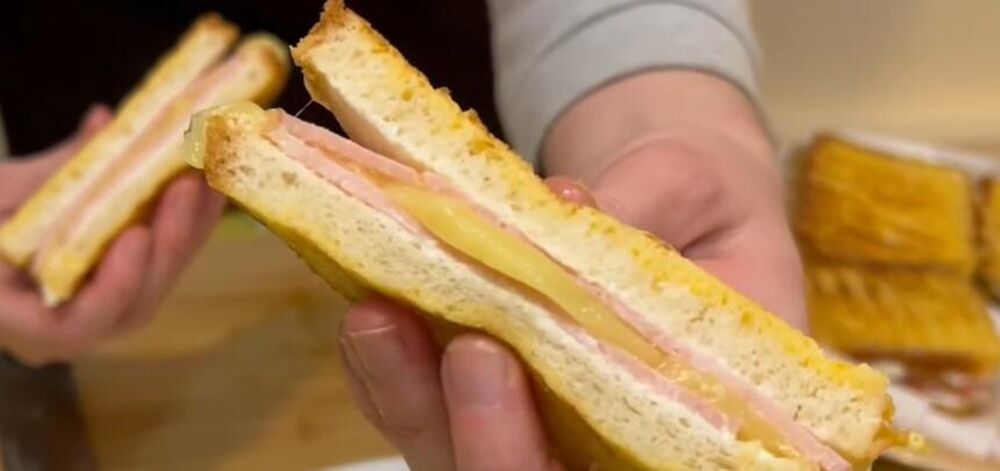 Presek sendvič prženica