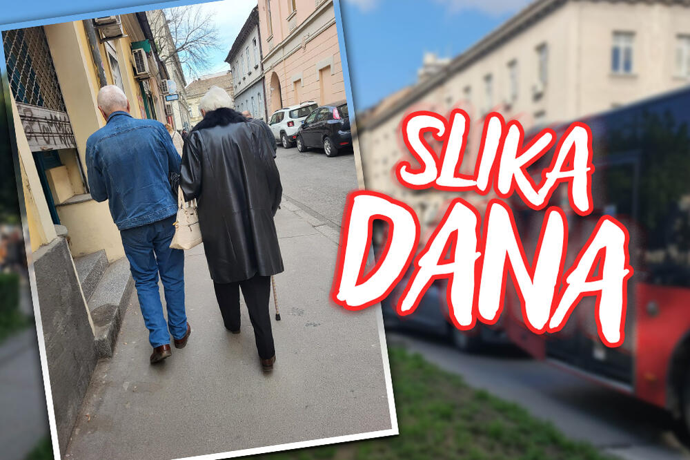 ŽIVELA LJUBAV! Baka i deka iz Zemuna održali LEKCIJU omladini, OVO JE NAŠA SLIKA DANA! (FOTO)
