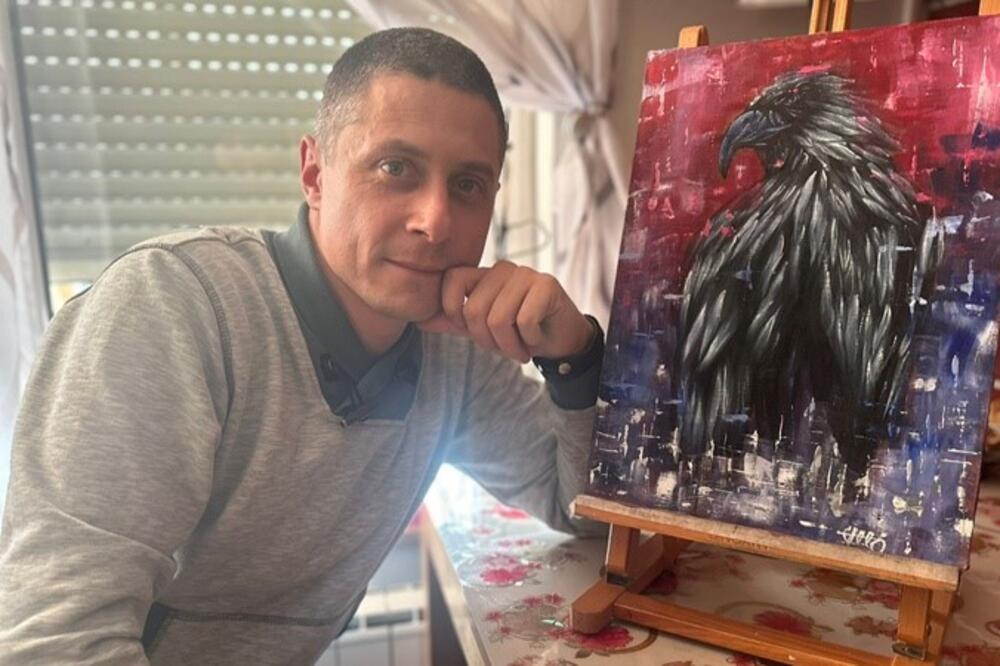 STEFAN JE OFICIR, ALI I SLIKAR: Za Dan državnosti oslikao simbole Srbije - otkrio šta ORAO predstavlja ZA NJEGA