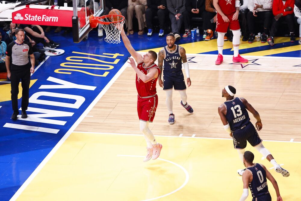 Nikola Jokić na Ol-star utakmici NBA lige