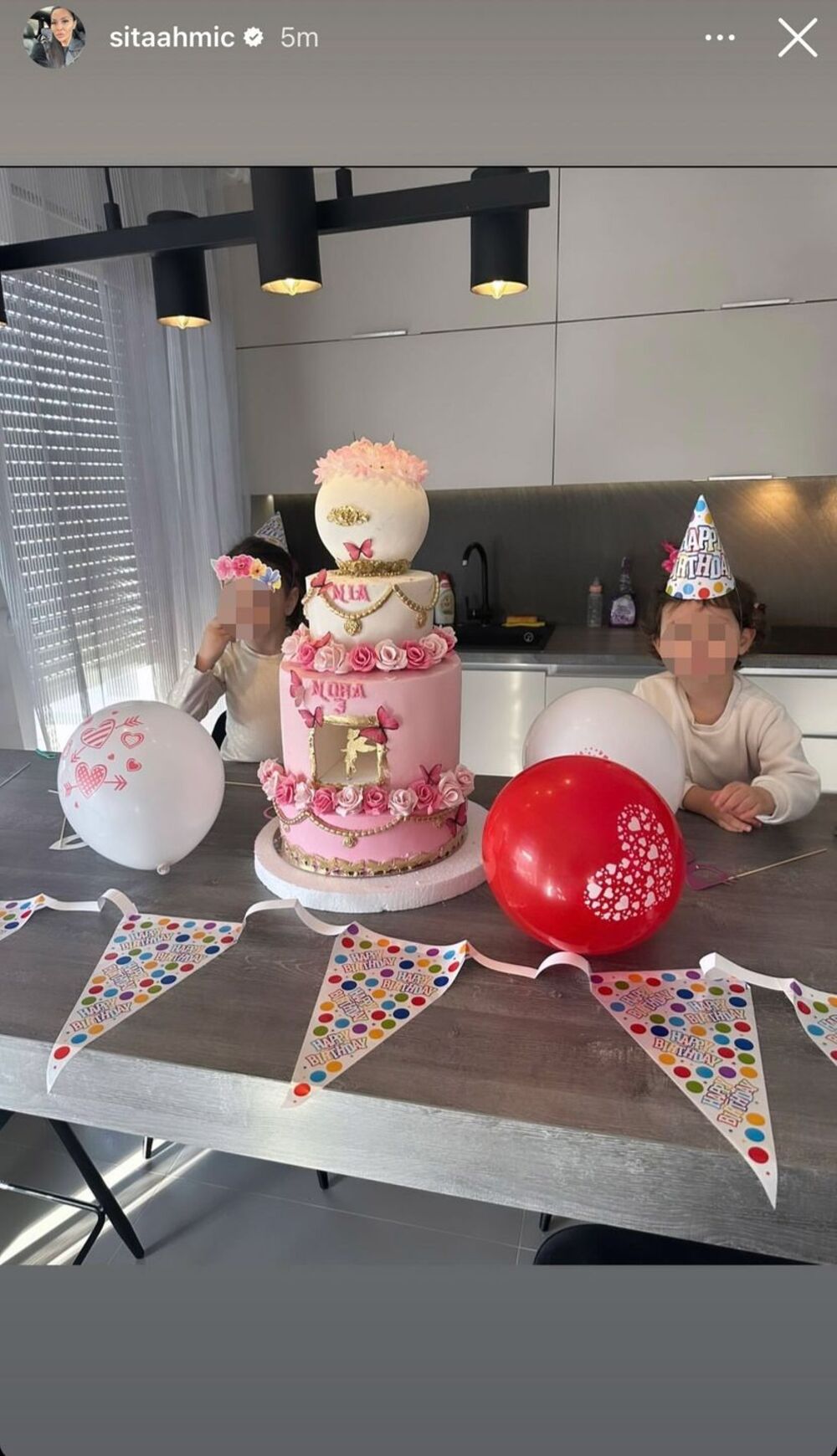 Anelina ćerka Nora proslavlja rođendan