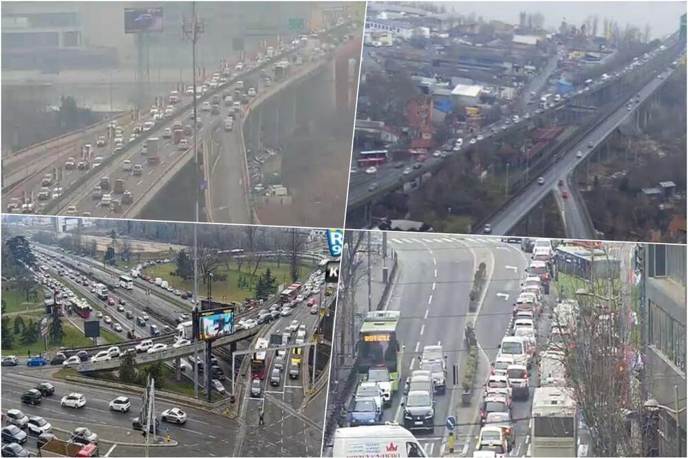 POČELE SU JUTARNJE GUŽVE U BEOGRADU: U nekim delovima saobraćaj mili, dok ovim putanjama možete ići mnogo brže
