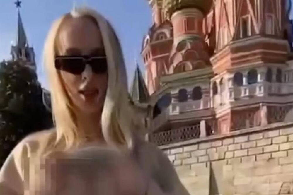 LOLITA POKAZALA GRUDI U KREMLJU: Ruske vlasti BESNE, raspisale POTERNICU, traže od nje samo OVU STVAR