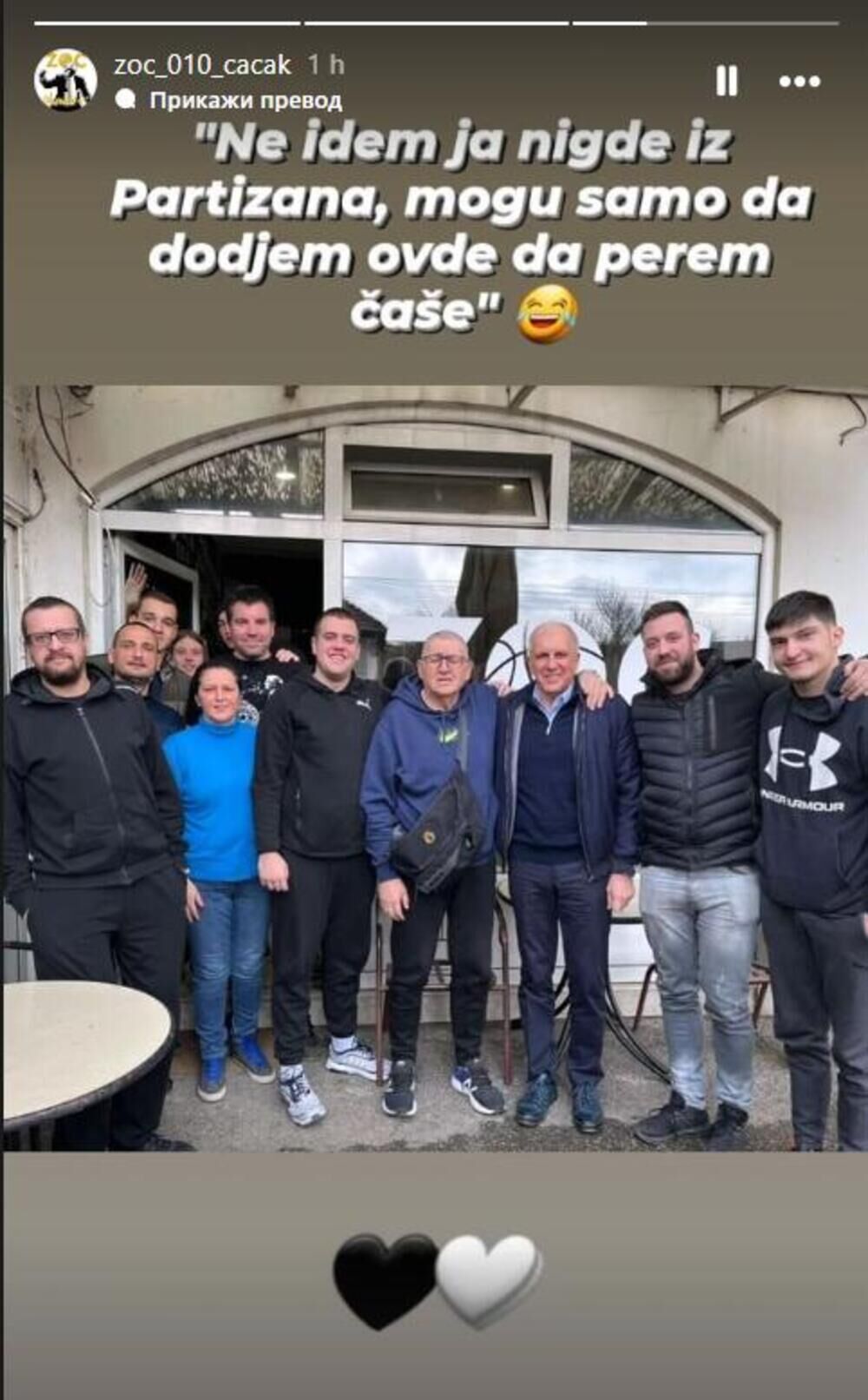 Željko Obradović u poznatom čačanskom lokalu