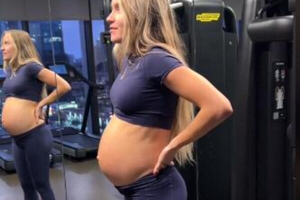 SNIMAK TRUDNICE SA OGROMNIM STOMAKOM IZ TERETANE ŠOKIRAO SVE NA MREŽAMA: Kad je uradila OVO, u SEKUNDI JE NESTAO