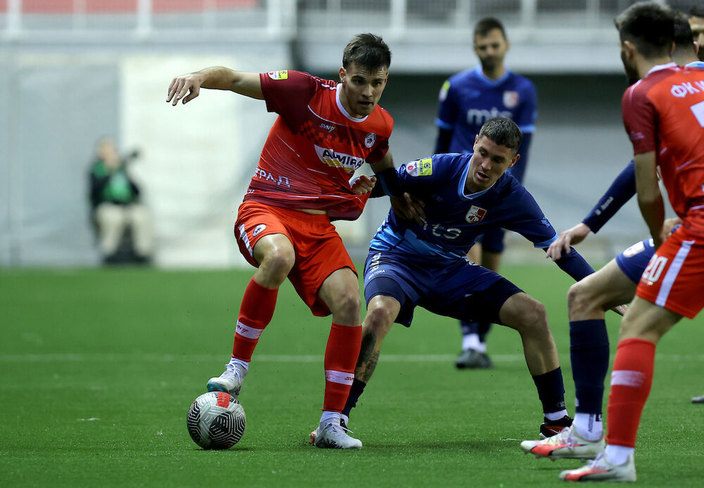 Detalj sa utakmice IMT-a i Radničkog iz Niša