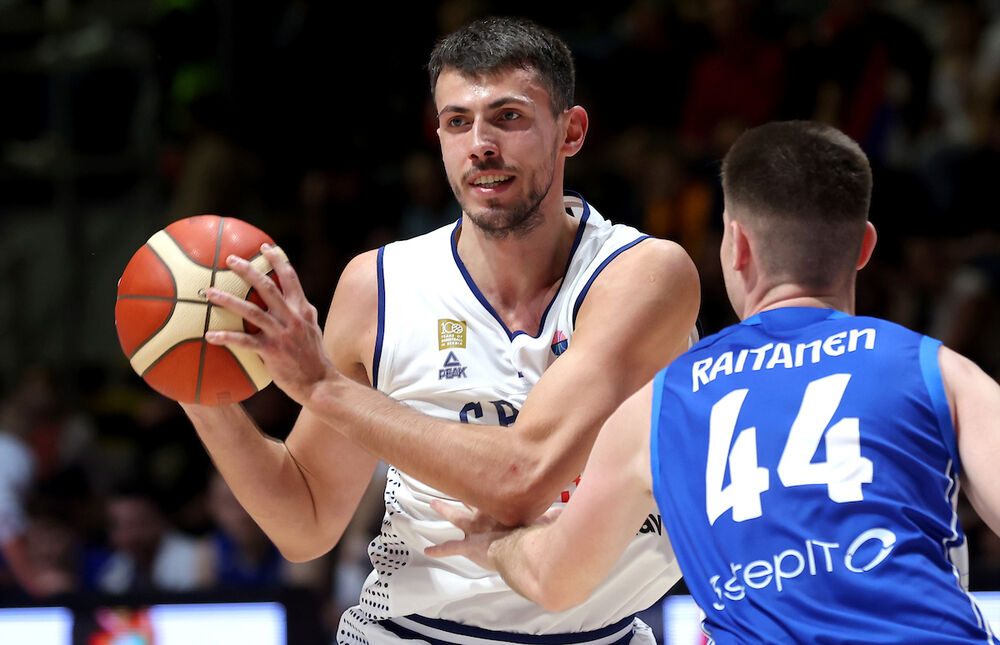 Dušan Beslać u dresu Srbije