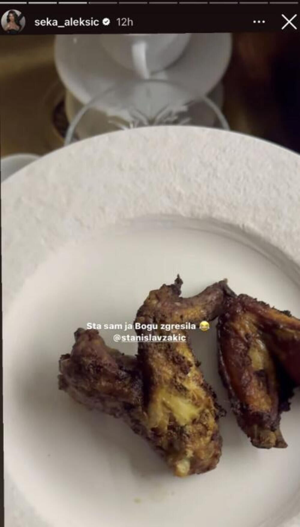Seka Aleksić pokazala šta jede